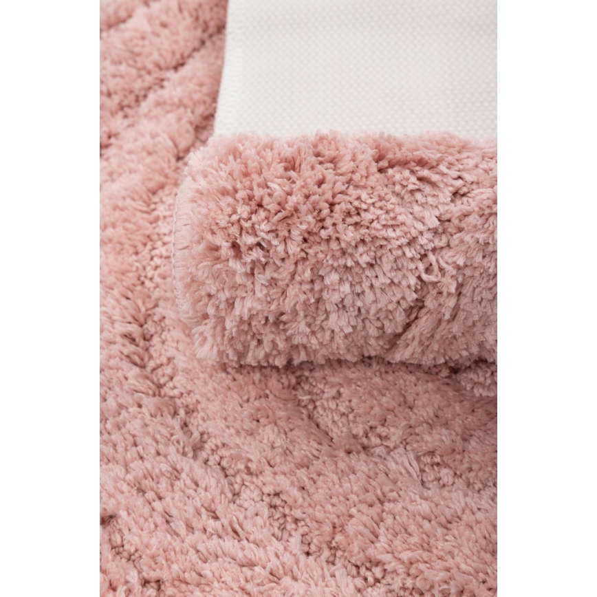Alfombra de baño CARMEN 50x80 cm rosa