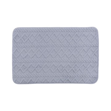 Alfombra de baño NEW STYLE 3D 60x90 cm gris