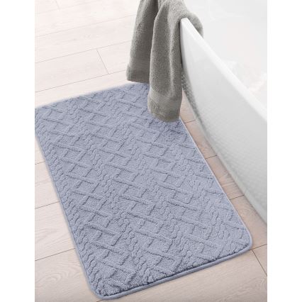 Alfombra de baño NEW STYLE 3D 60x90 cm gris