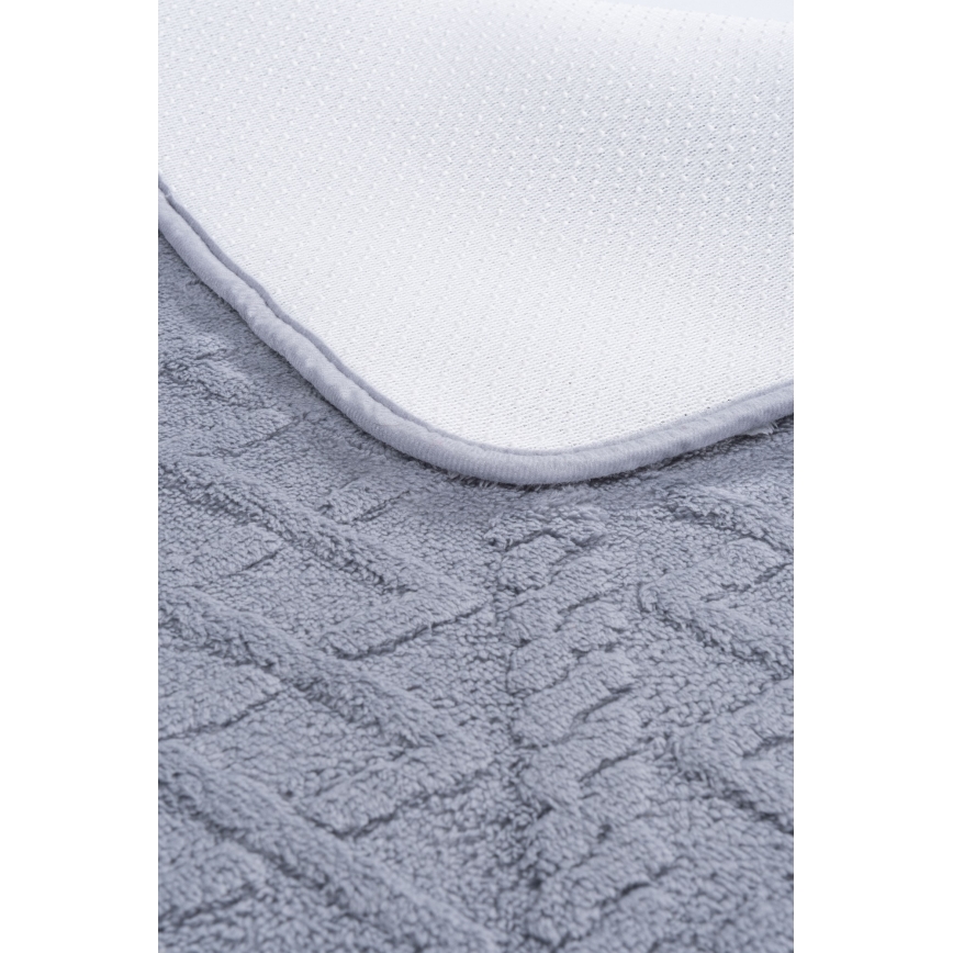 Alfombra de baño NEW STYLE 3D 60x90 cm gris