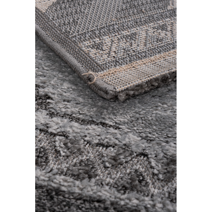 Alfombra de exterior CHIARA 80x150 cm gris