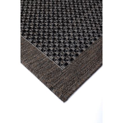 Alfombra de exterior EXPRESS NEW OUTDOOR 160x220 cm antracita/marrón