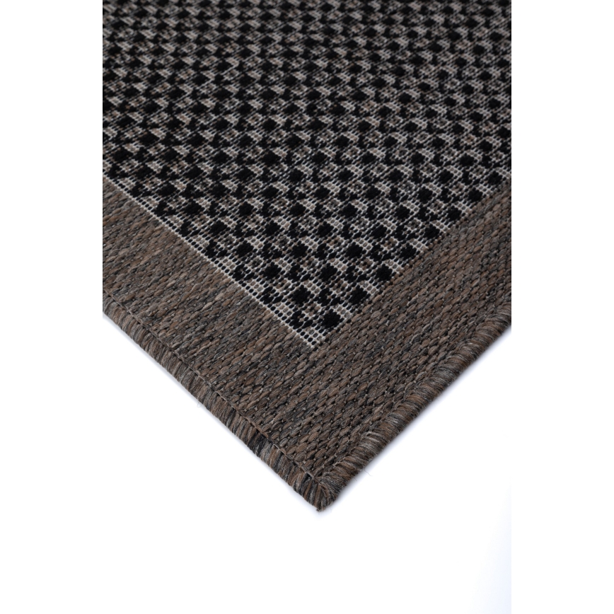 Alfombra de exterior EXPRESS NEW OUTDOOR 160x220 cm antracita/marrón