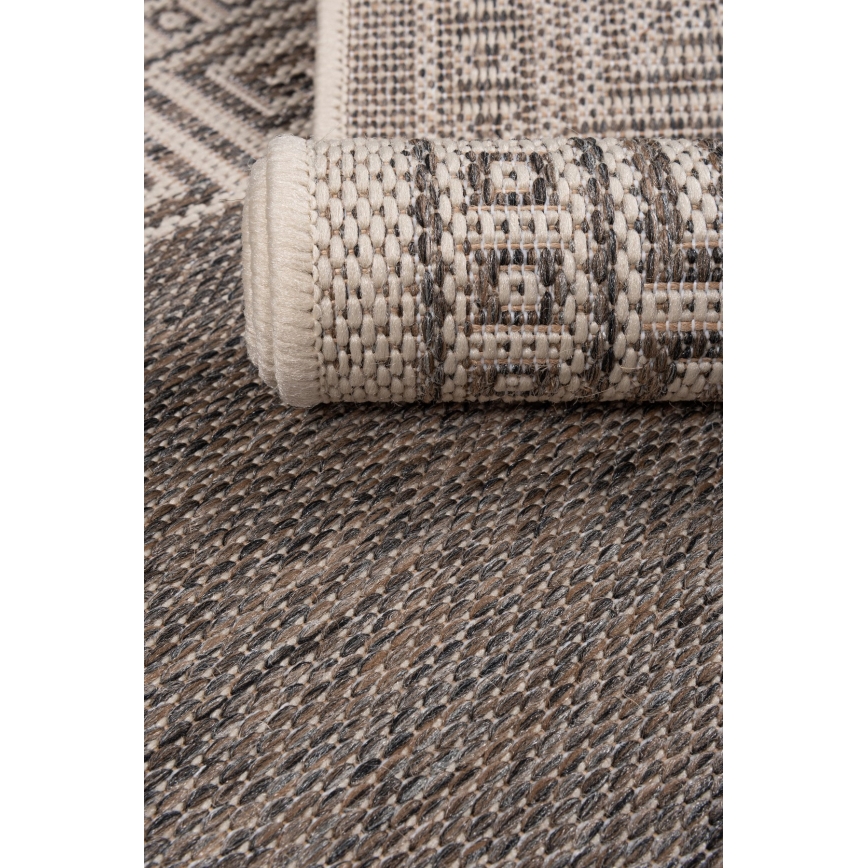 Alfombra de exterior EXPRESS NEW OUTDOOR 160x220 cm gris/beige