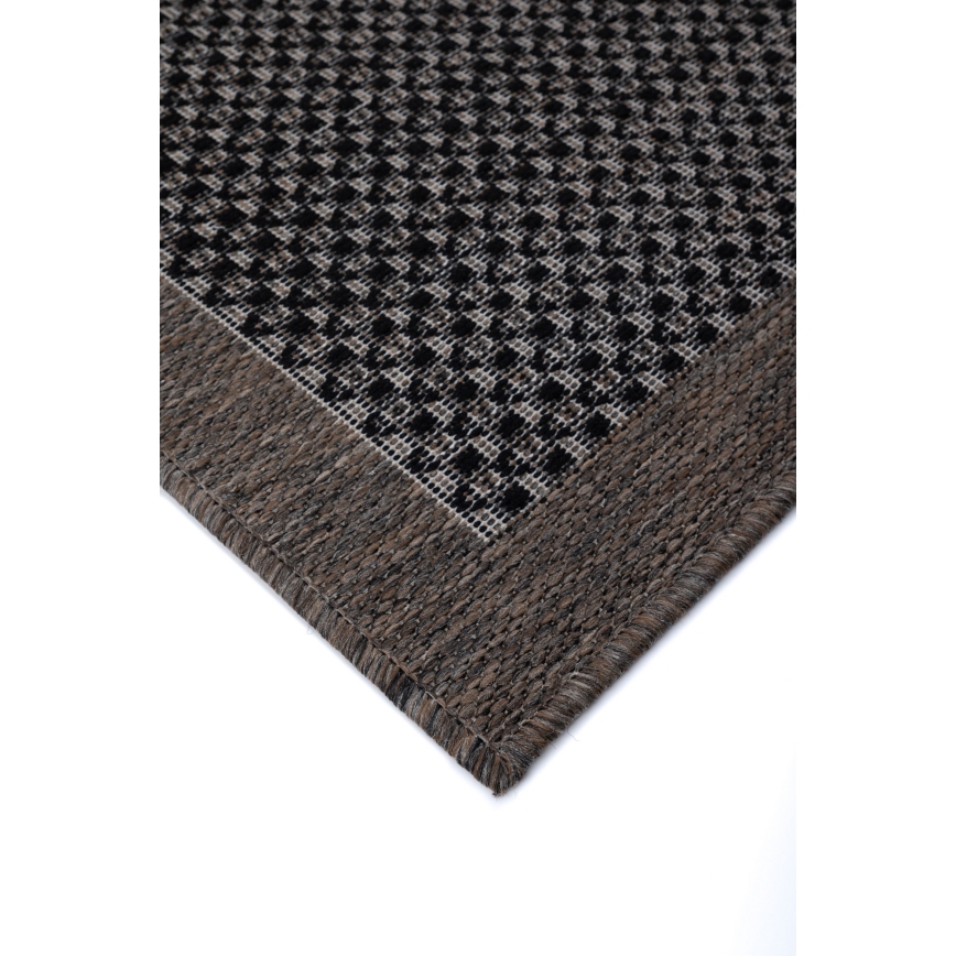 Alfombra de exterior EXPRESS NEW OUTDOOR 80x150 cm antracita/marrón