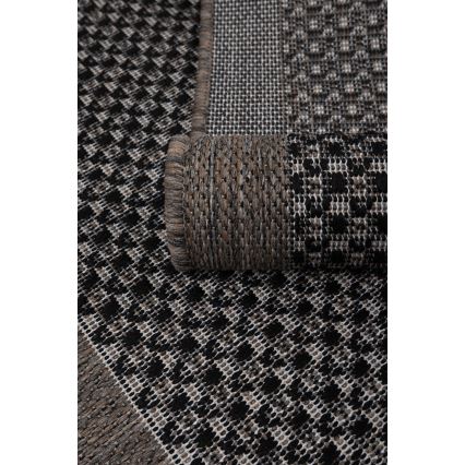 Alfombra de exterior EXPRESS NEW OUTDOOR 80x150 cm antracita/marrón