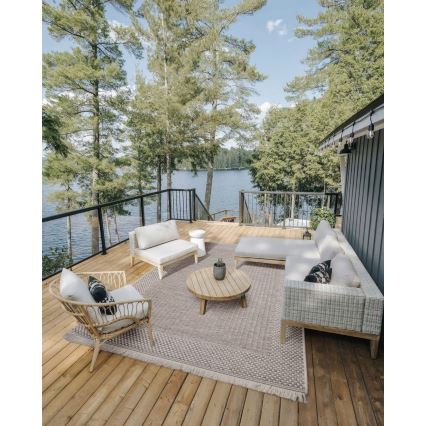 Alfombra de exterior ORIA 120x170 cm beige