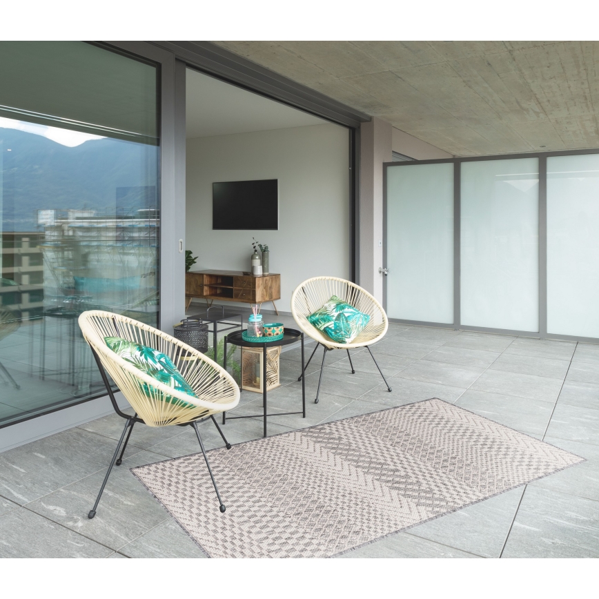 Alfombra exterior EXPRESS 60x100 cm gris