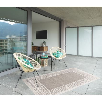 Alfombra exterior EXPRESS NEW OUTDOOR 80x150 cm gris/beige
