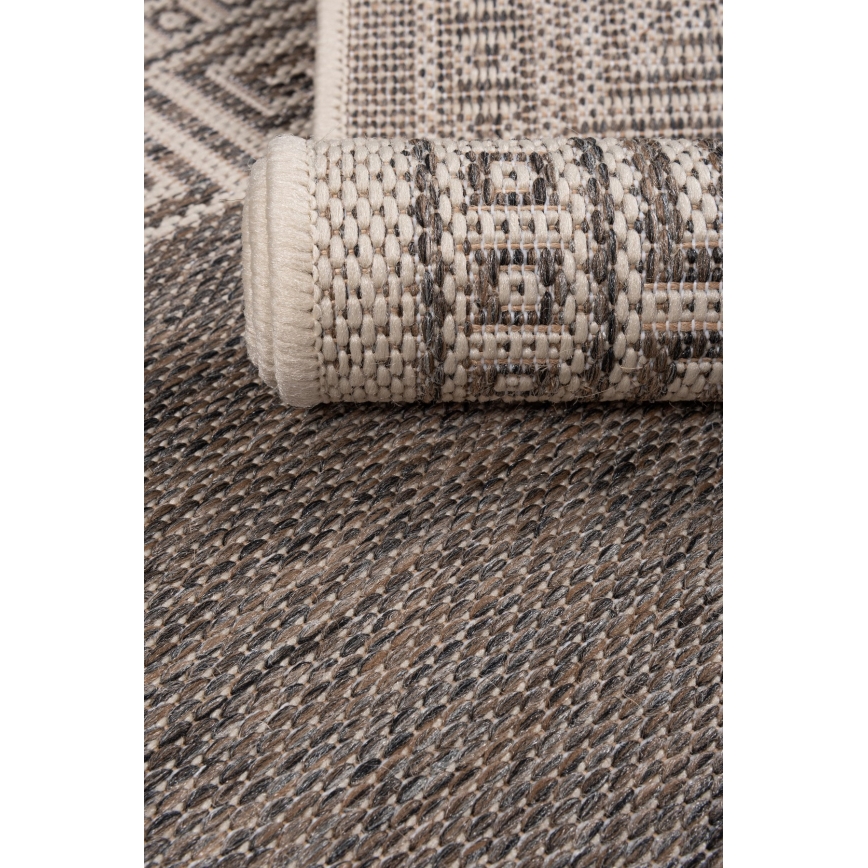 Alfombra exterior EXPRESS NEW OUTDOOR 80x150 cm gris/beige