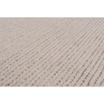 Alfombra FIR WOOL 120x170 cm 2600 g/m2 crema/natural