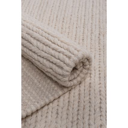 Alfombra FIR WOOL 120x170 cm 2600 g/m2 crema/natural