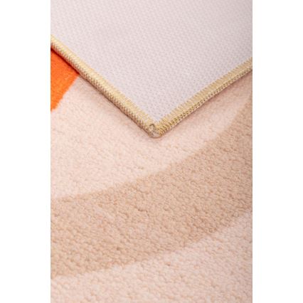 Alfombra infantil antideslizante ARES STREETS 80x150 cm beige/safari