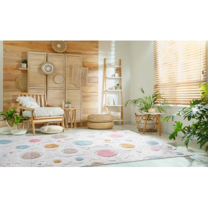 Alfombra infantil PIAR 120x170 cm multicolor/lunares