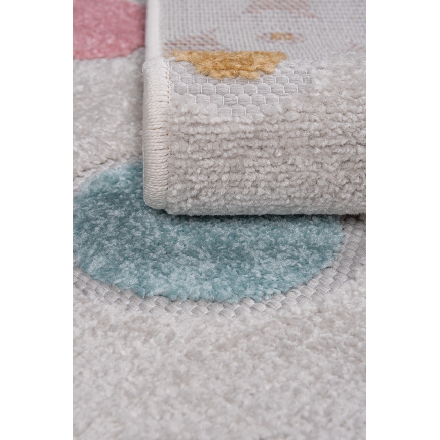 Alfombra infantil PIAR 120x170 cm multicolor/lunares