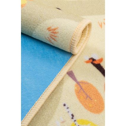 Alfombra infantil STELLA STREETS 100x150 cm beige/ciudad