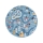 Alfombra infantil STELLA STREETS 120 cm azul/ciudad