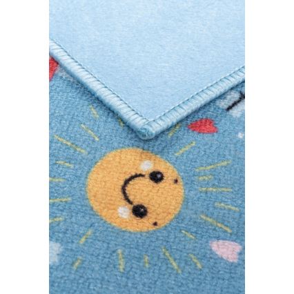 Alfombra infantil STELLA STREETS 120x170 cm azul/ciudad