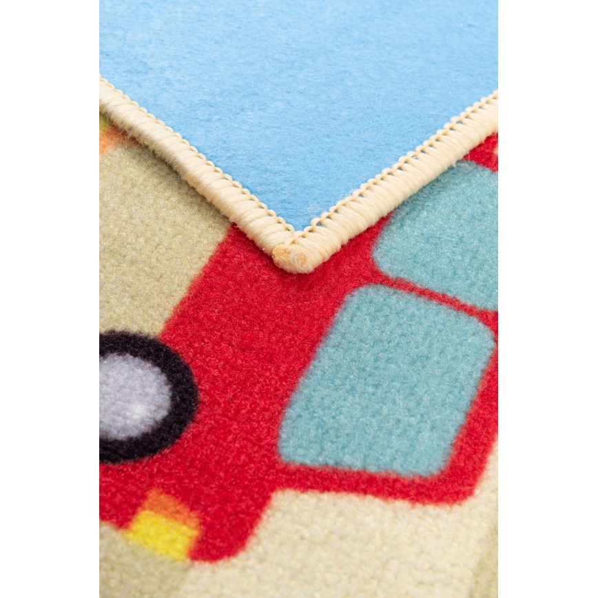 Alfombra infantil STELLA STREETS 120x170 cm beige/ciudad