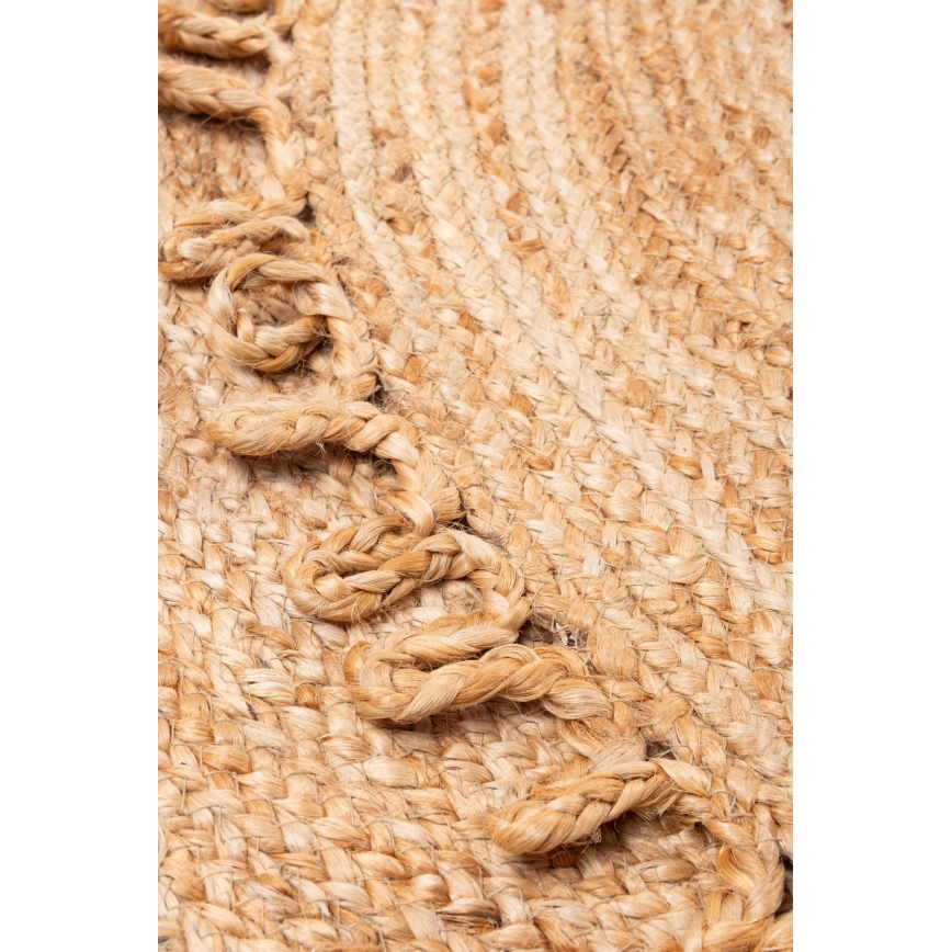 Alfombra JUTA 100 cm beige/natural