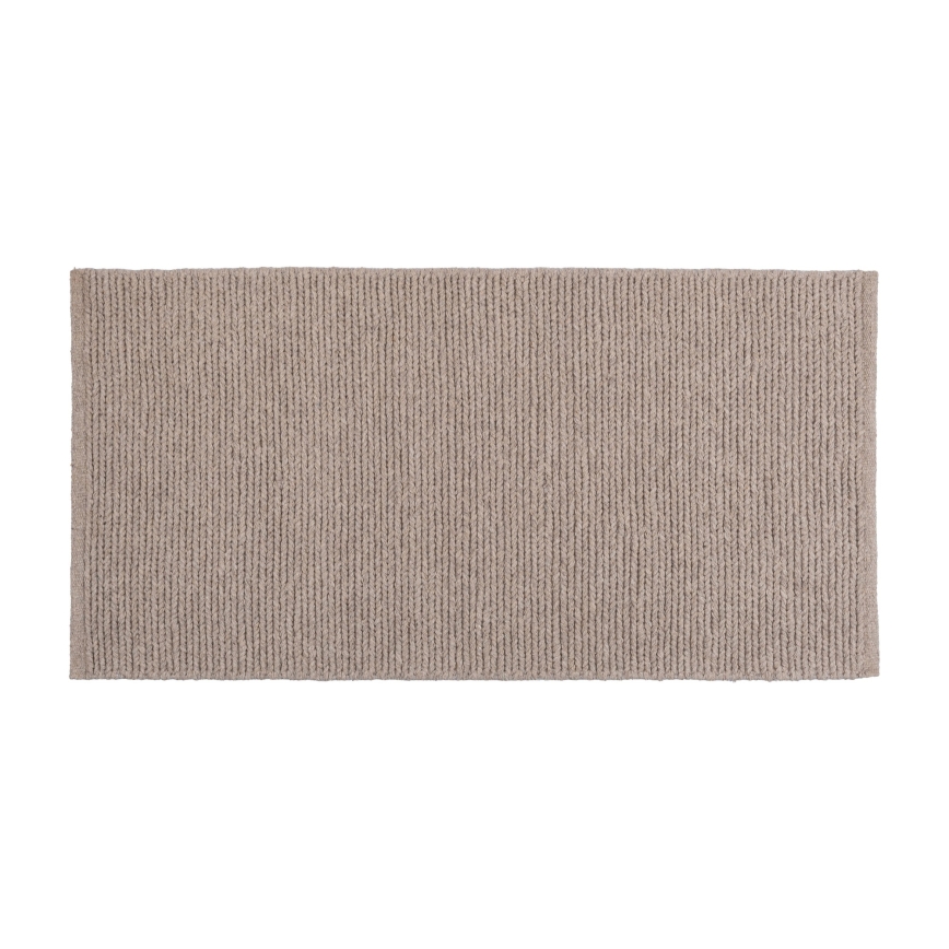 Alfombra natural de lana FIR WOOL, 200x300 cm, 2600 g/m2, beige