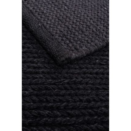 Alfombra natural FIR WOOL 120x170 cm 2600 g/m2 antracita