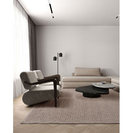 Alfombra natural FIR WOOL 120x170 cm 2600 g/m2 beige