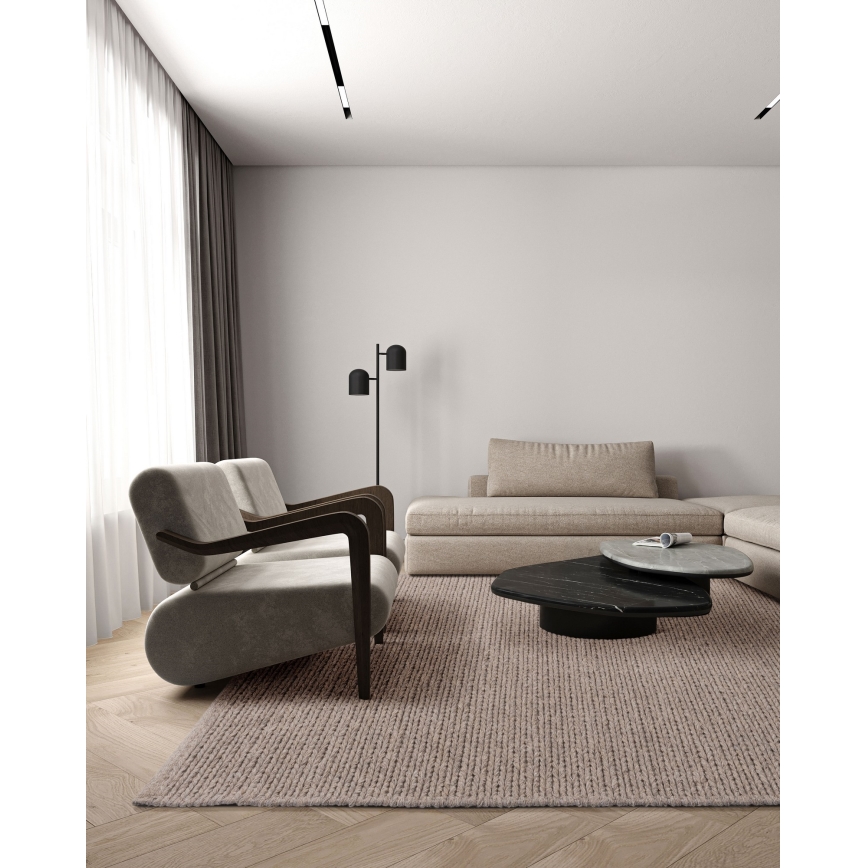 Alfombra natural FIR WOOL 120x170 cm 2600 g/m2 beige