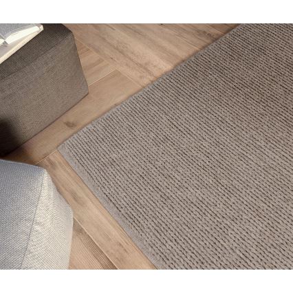 Alfombra natural FIR WOOL 120x170 cm 2600 g/m2 beige