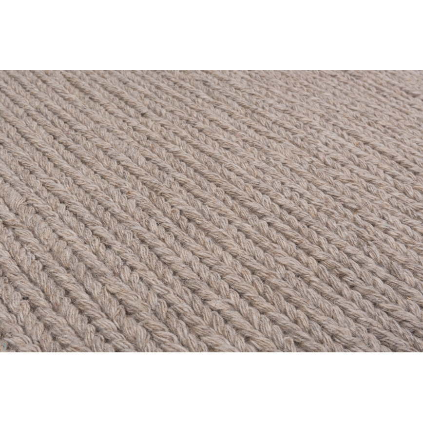 Alfombra natural FIR WOOL 120x170 cm 2600 g/m2 beige
