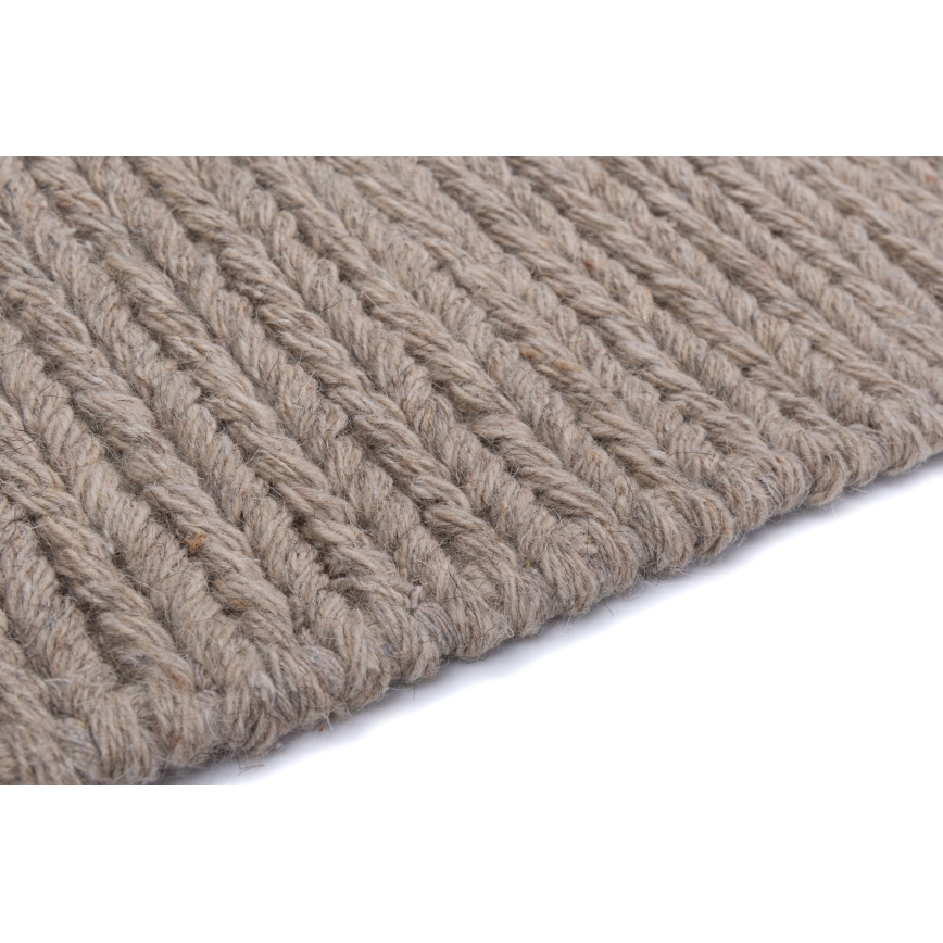 Alfombra natural FIR WOOL 120x170 cm 2600 g/m2 beige