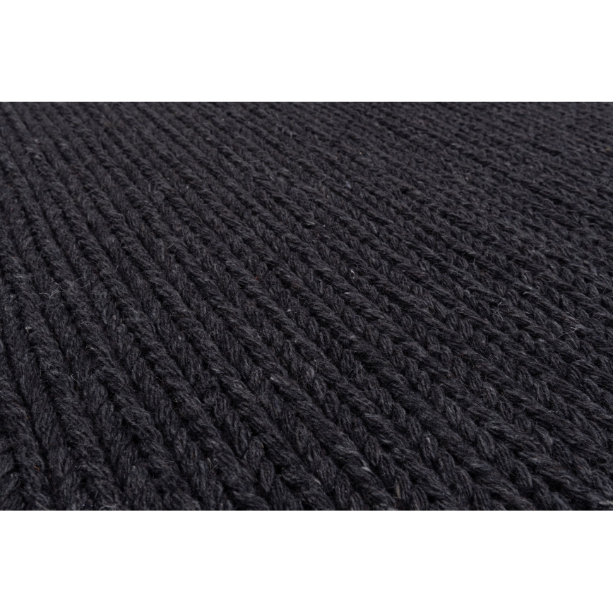 Alfombra natural FIR WOOL 160x230 cm 2600 g/m2 antracita