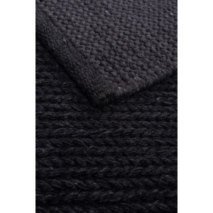 Alfombra natural FIR WOOL 160x230 cm 2600 g/m2 antracita