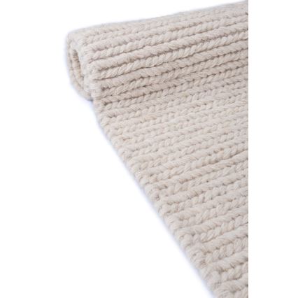 Alfombra natural FIR WOOL 160x230 cm 2600 g/m2 crema
