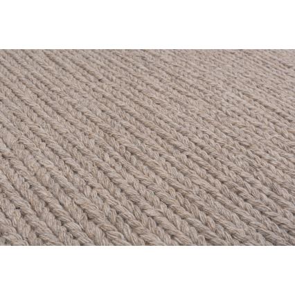 Alfombra natural FIR WOOL 70x140 cm 2600 g/m2 beige