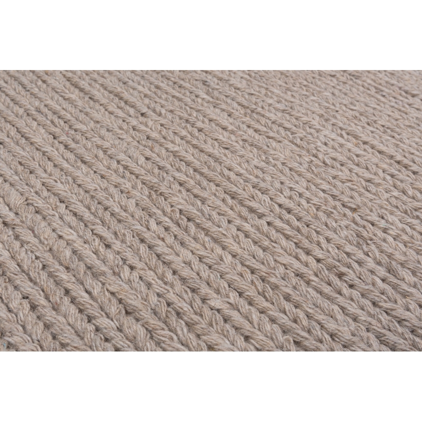 Alfombra natural FIR WOOL 70x140 cm 2600 g/m2 beige