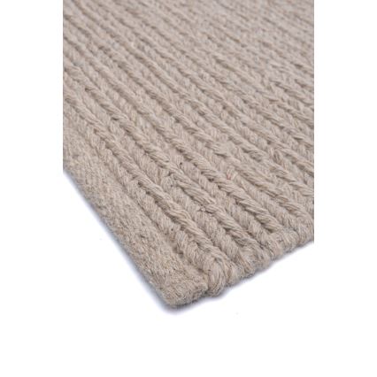 Alfombra natural FIR WOOL 70x140 cm 2600 g/m2 beige