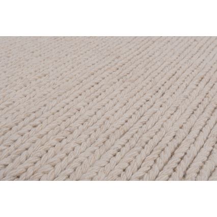 Alfombra natural FIR WOOL 70x140 cm 2600 g/m2 crema