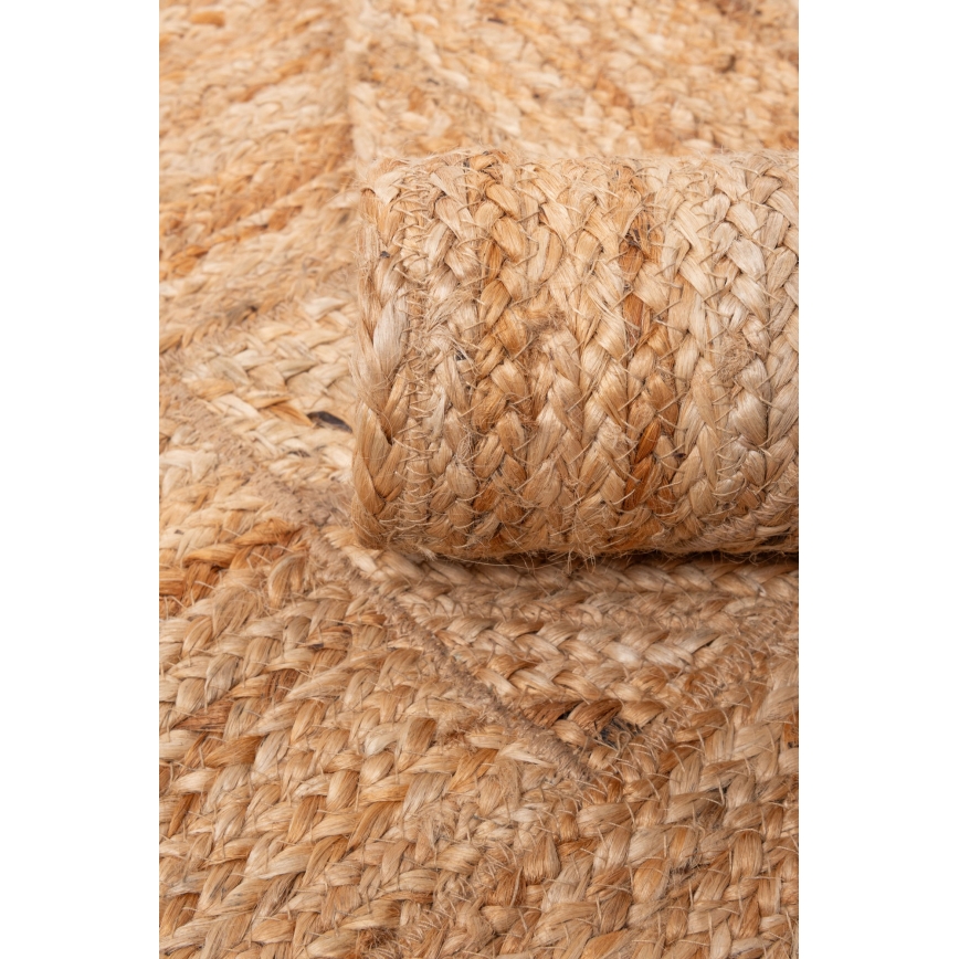Alfombra natural JUTA 70x140 cm beige