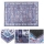 Alfombra oriental antideslizante PRINT SHINE 120x170 cm azul