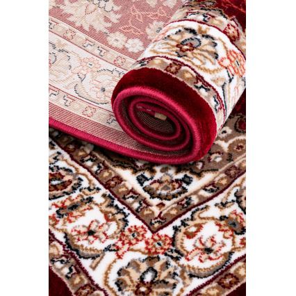 Alfombra oriental DUBAI 120x170 cm 2300 g/m2 roja