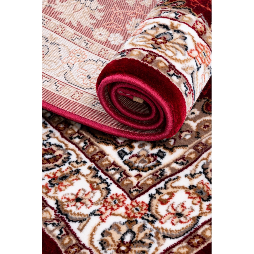 Alfombra oriental DUBAI 120x170 cm 2300 g/m2 roja