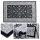 Alfombra oriental GRECE 120 x 170 cm, 2150 g/m², negro/gris/blanco