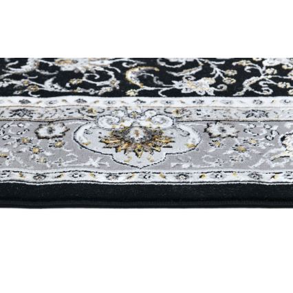 Alfombra oriental GRECE 120 x 170 cm, 2150 g/m², negro/gris/blanco