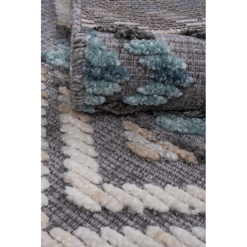 Alfombra oriental NEPAL 160x230 cm azul/gris/crema