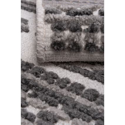 Alfombra oriental NEPAL 160x230 cm gris/blanca
