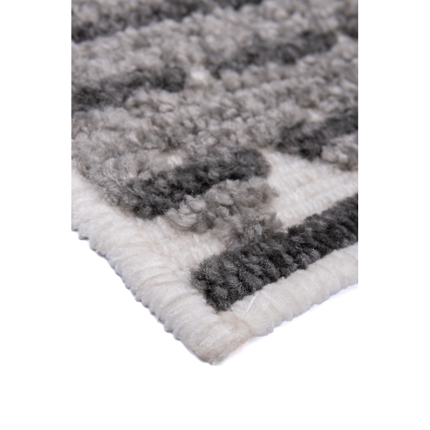 Alfombra oriental NEPAL 160x230 cm gris/blanca