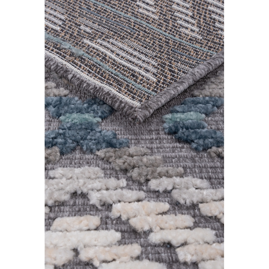 Alfombra oriental NEPAL 200x280 cm azul/gris/crema