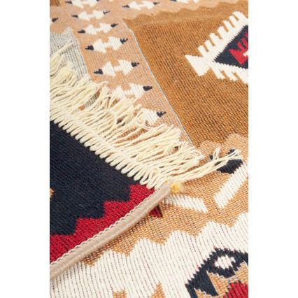Alfombra oriental reversible KILIM GOLD 60x120 cm multicolor