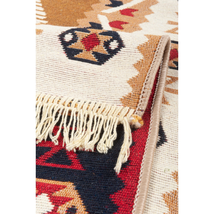 Alfombra oriental reversible KILIM GOLD 60x120 cm multicolor
